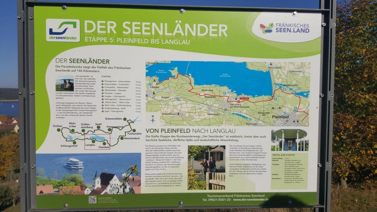 Ferienwohnung Schertel - Dorsbrunn Pleinfeld Kültér fotó